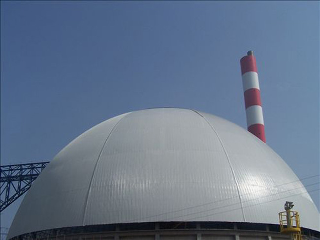 华阴球形发电厂网架工程